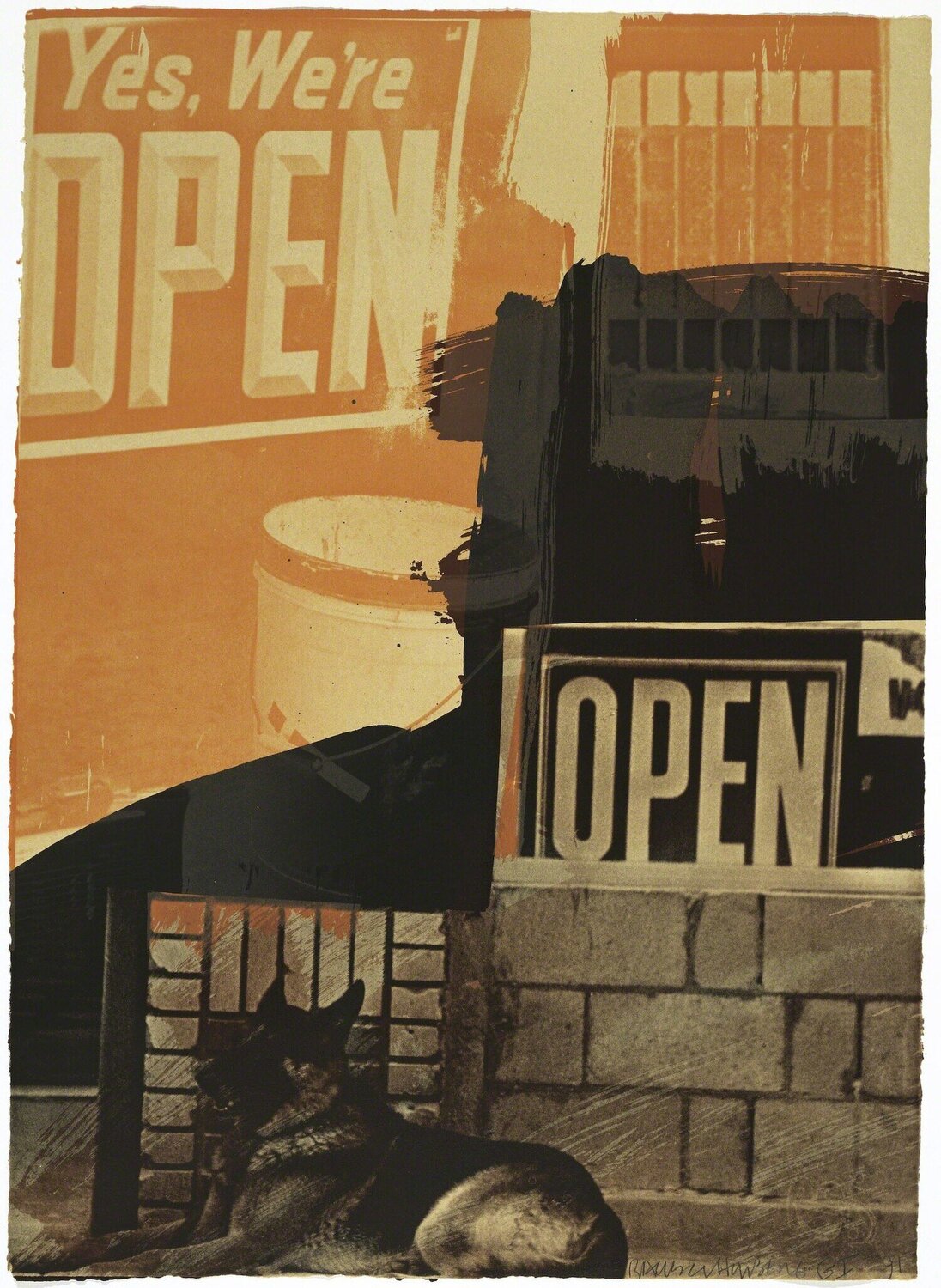 Murmurs Robert Rauschenberg Afdruk te koop