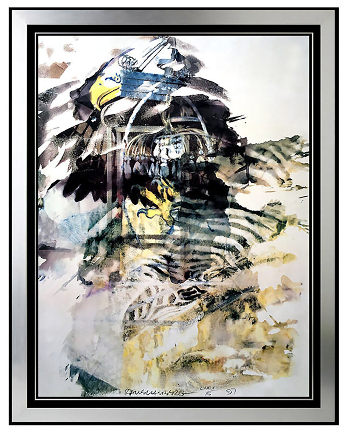 CAUCUS Robert Rauschenberg Afdruk te koop