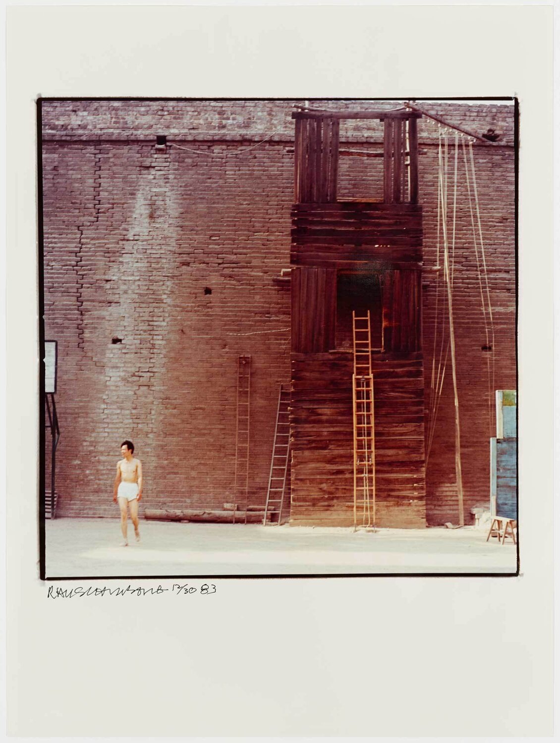 Study for Chinese Summerhall - Fire Drill Robert Rauschenberg Fotografie te koop