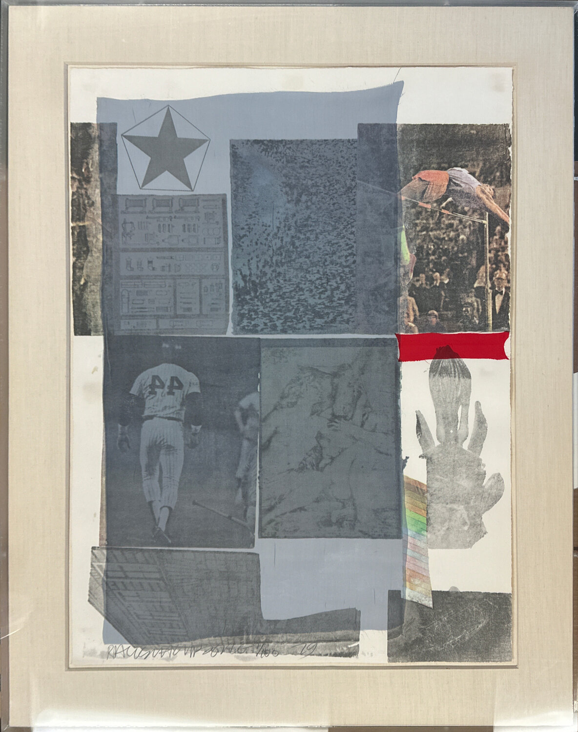 Back Out Robert Rauschenberg Afdruk te koop