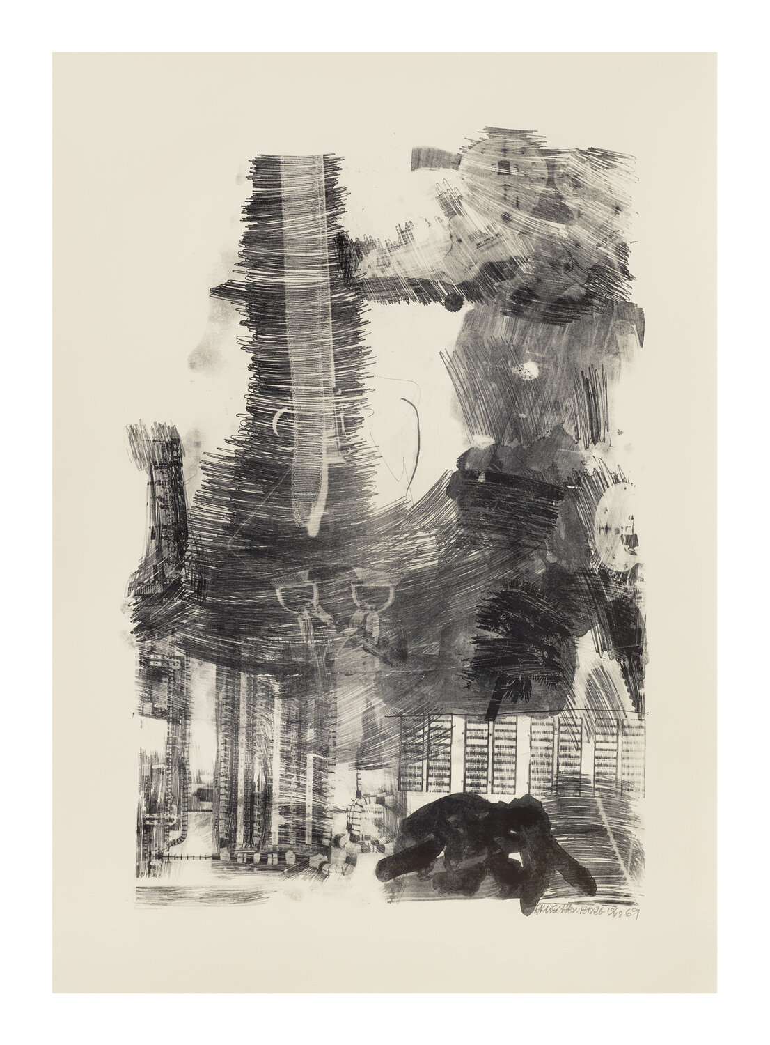 Earth Tie (Stoned Moon Series) Robert Rauschenberg Stampa in vendita