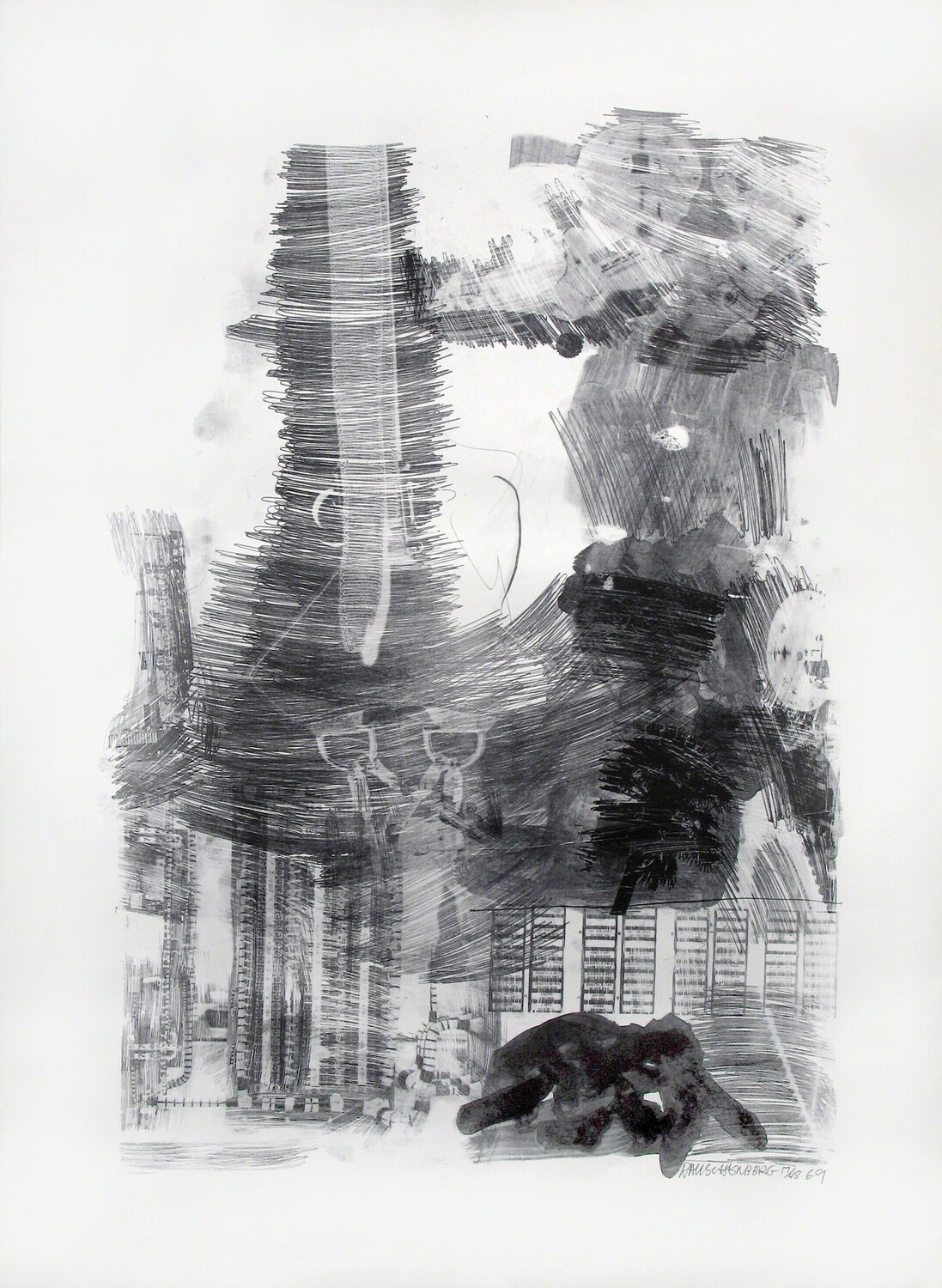 Earth Tie, Stoned Moon Series Robert Rauschenberg Stampa in vendita