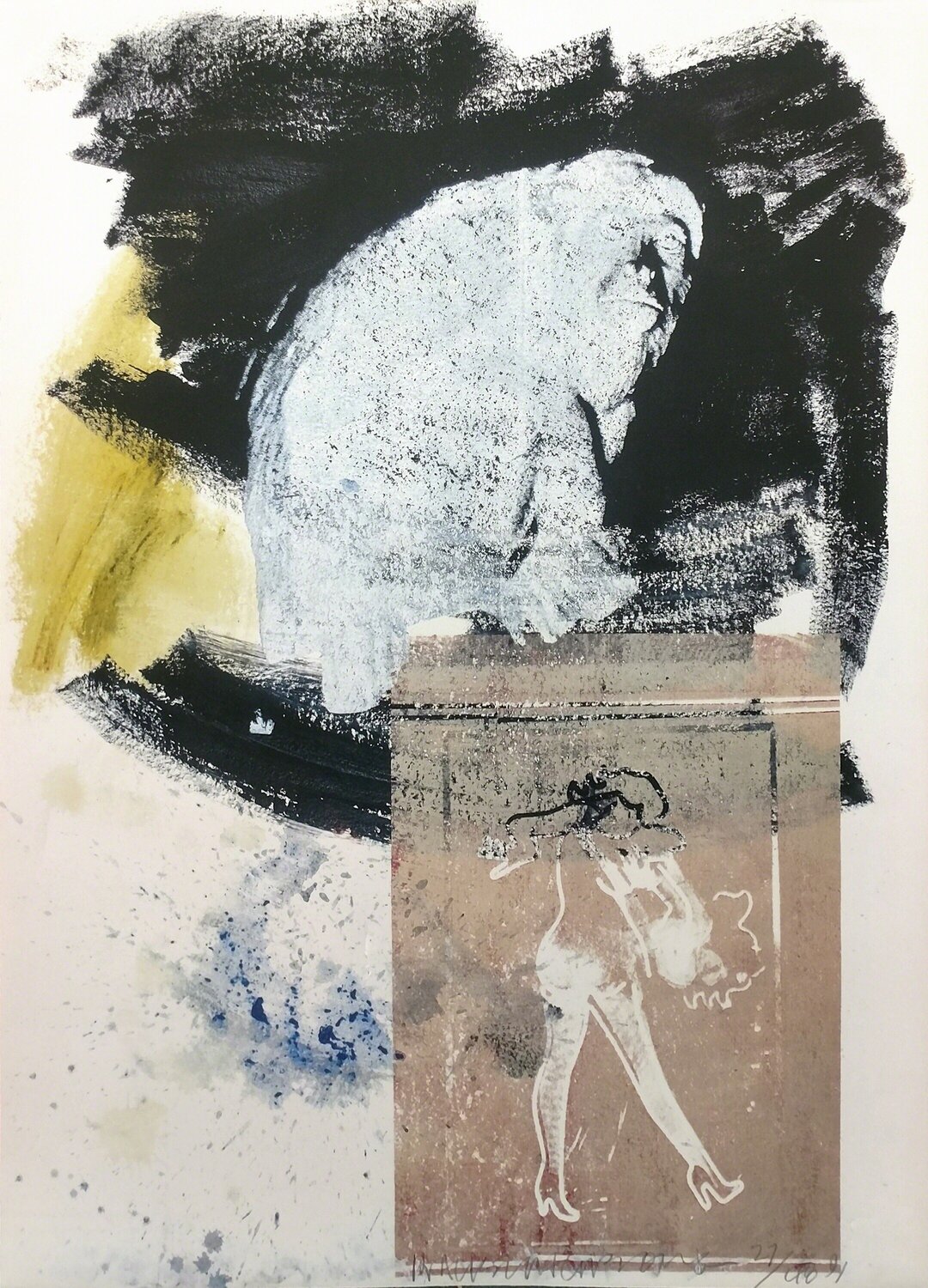 POISE Robert Rauschenberg Afdruk te koop