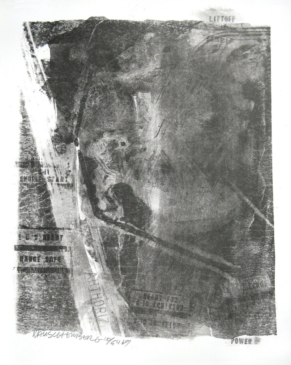 Rack, Stoned Moon Series Robert Rauschenberg Stampa in vendita