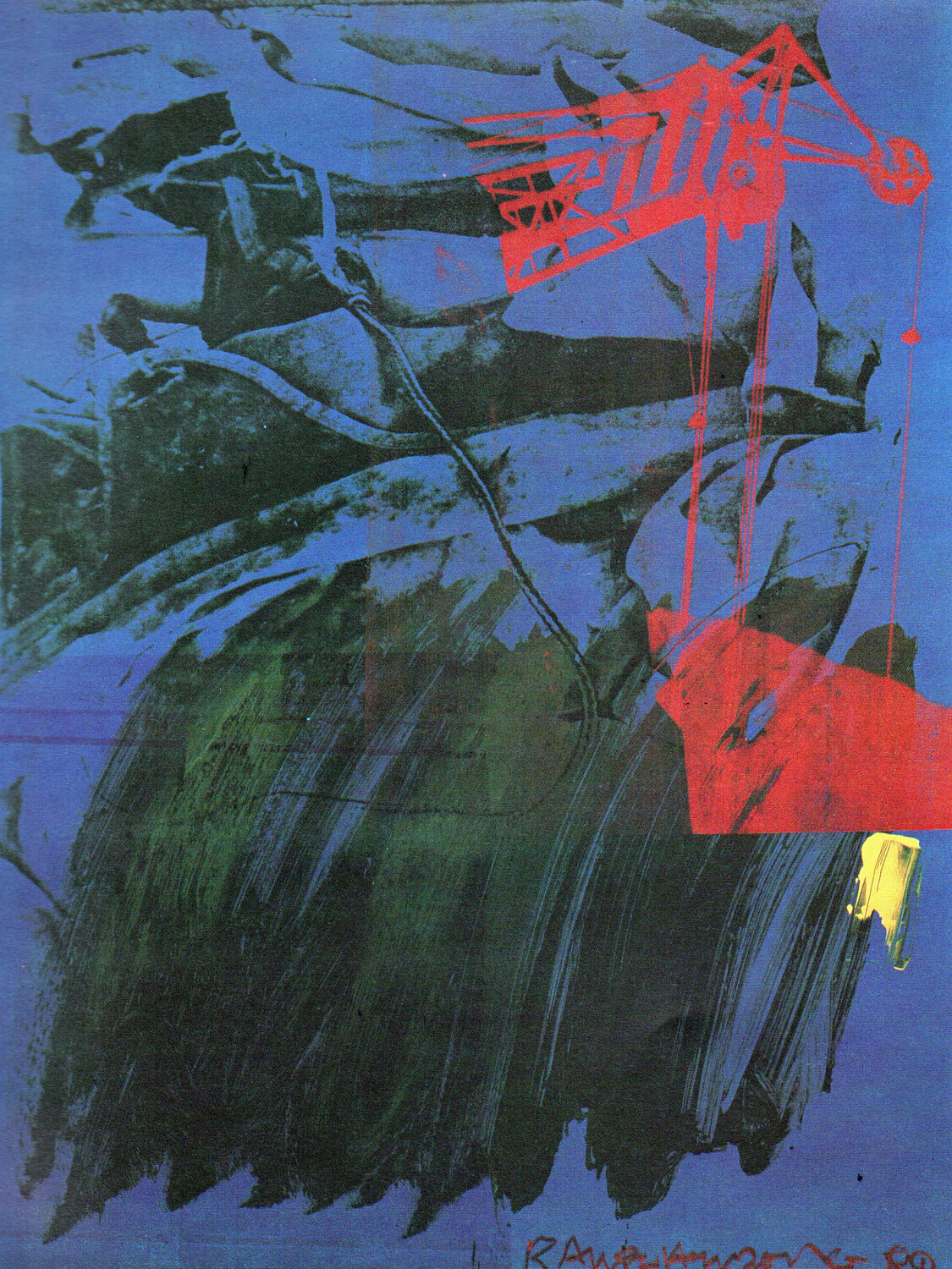 Mock Blue (Urban Bourbon Series) Robert Rauschenberg Andere media te koop