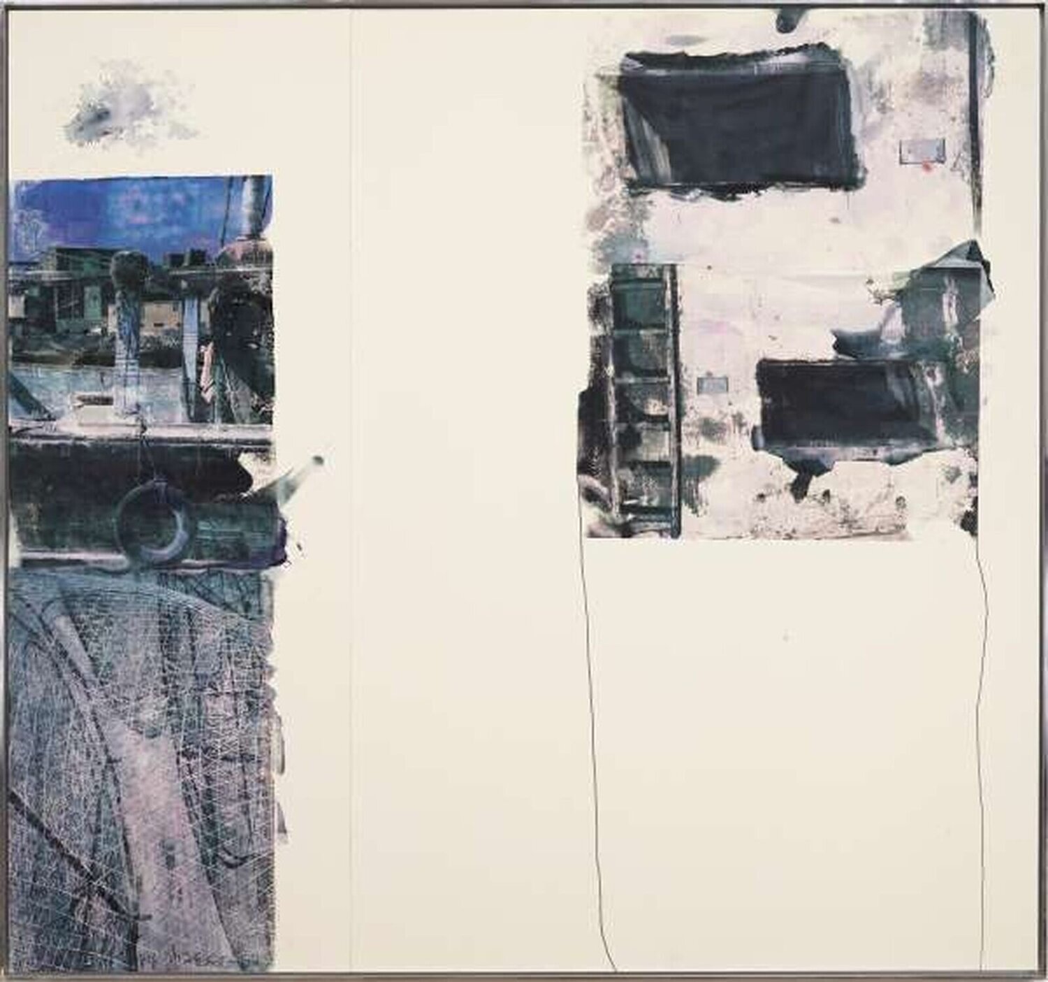 N (Apogamy Pods) Robert Rauschenberg Opera su carta in vendita