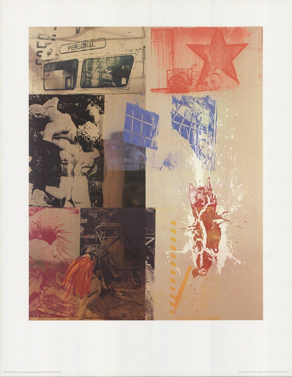 Favor Rites (No Text) Robert Rauschenberg Stampa in vendita
