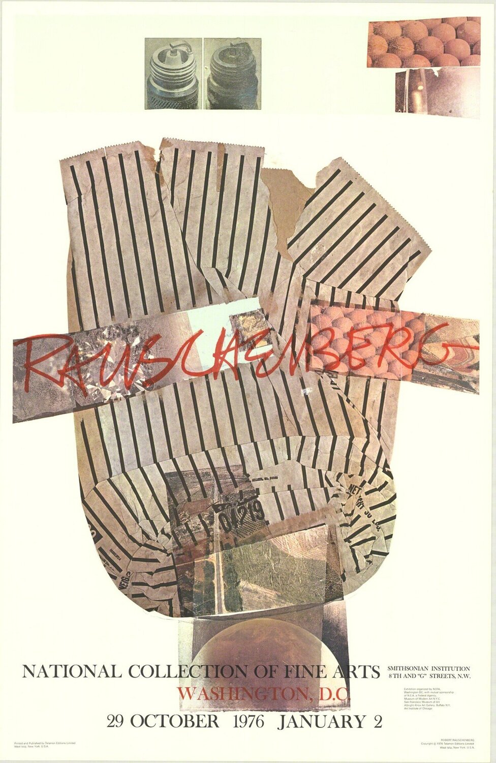 National Collection of Fine Arts Robert Rauschenberg Druck zu verkaufen