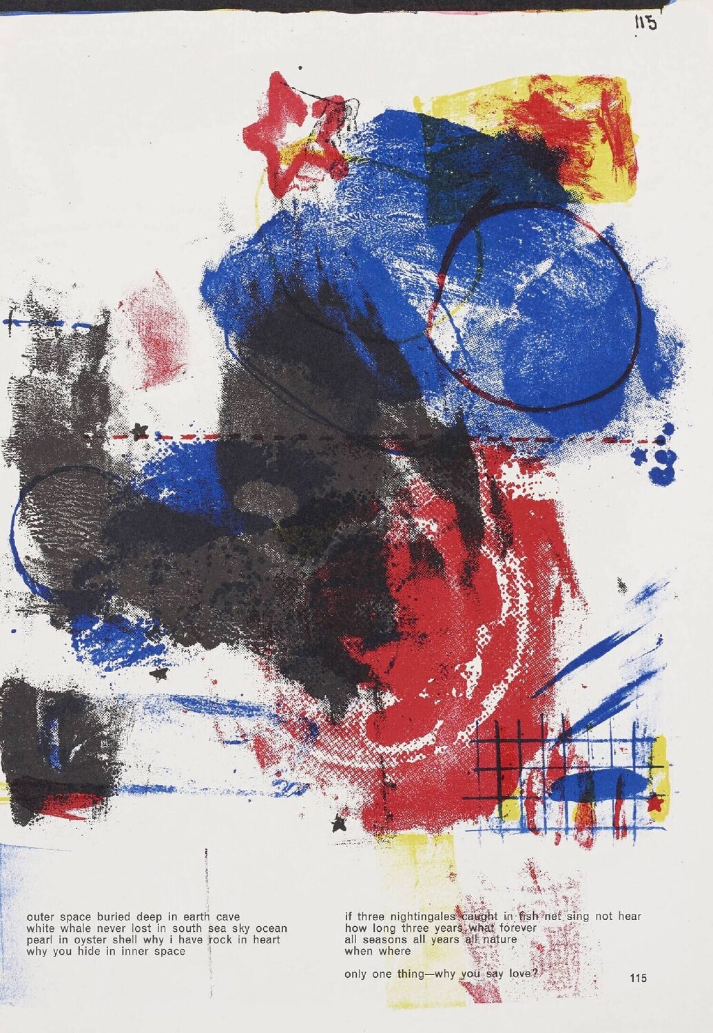 Rauschenberg, Robert Untitled (from 1¢ Life), 1964 Robert Rauschenberg Afdruk te koop