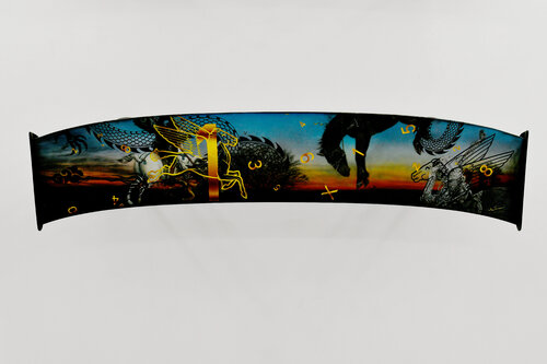 Battle of the myths by Ronald Ventura, Painting for Sale on Singulart