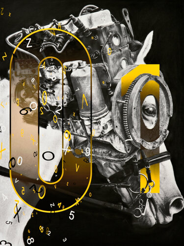 ZERO-ONE 8/100 by Ronald Ventura, Painting for Sale on Singulart