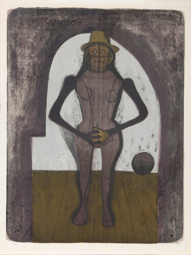 Femme au Collant Rose (Mujer Con Mallas Rosas) by Rufino Tamayo, Print for Sale on Singulart