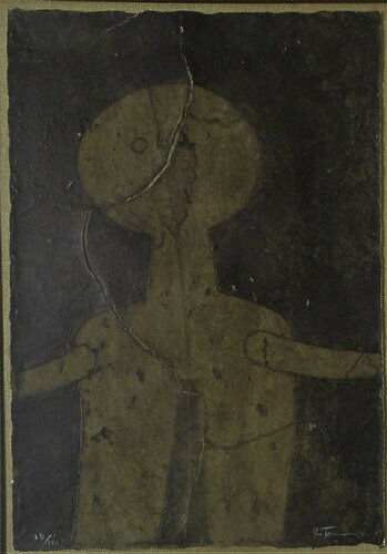 Figura en Verde ( Figure in Green) van Rufino Tamayo, Afdruk te koop op Singulart