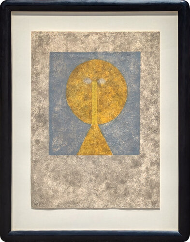 "Cabeza en la Ventana (Head at the Window)" Modern Abstract Etching Ed. 31/99 van Rufino Tamayo, Afdruk te koop op Singulart