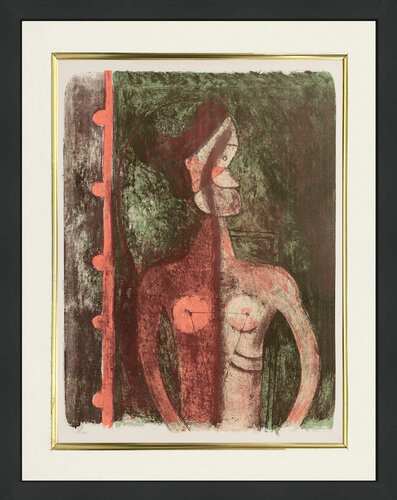 Torso De Jeune Fille, Hand Signed Lithograph, Pereda 112, Framed par Rufino Tamayo, Édition en vente sur Singulart