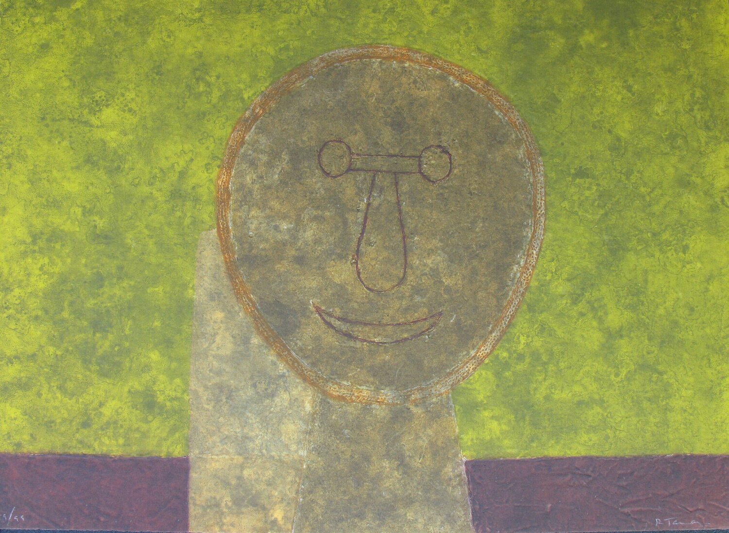 Cabeza Sur Fonde Verte, P. 258 Rufino Tamayo Druck zu verkaufen