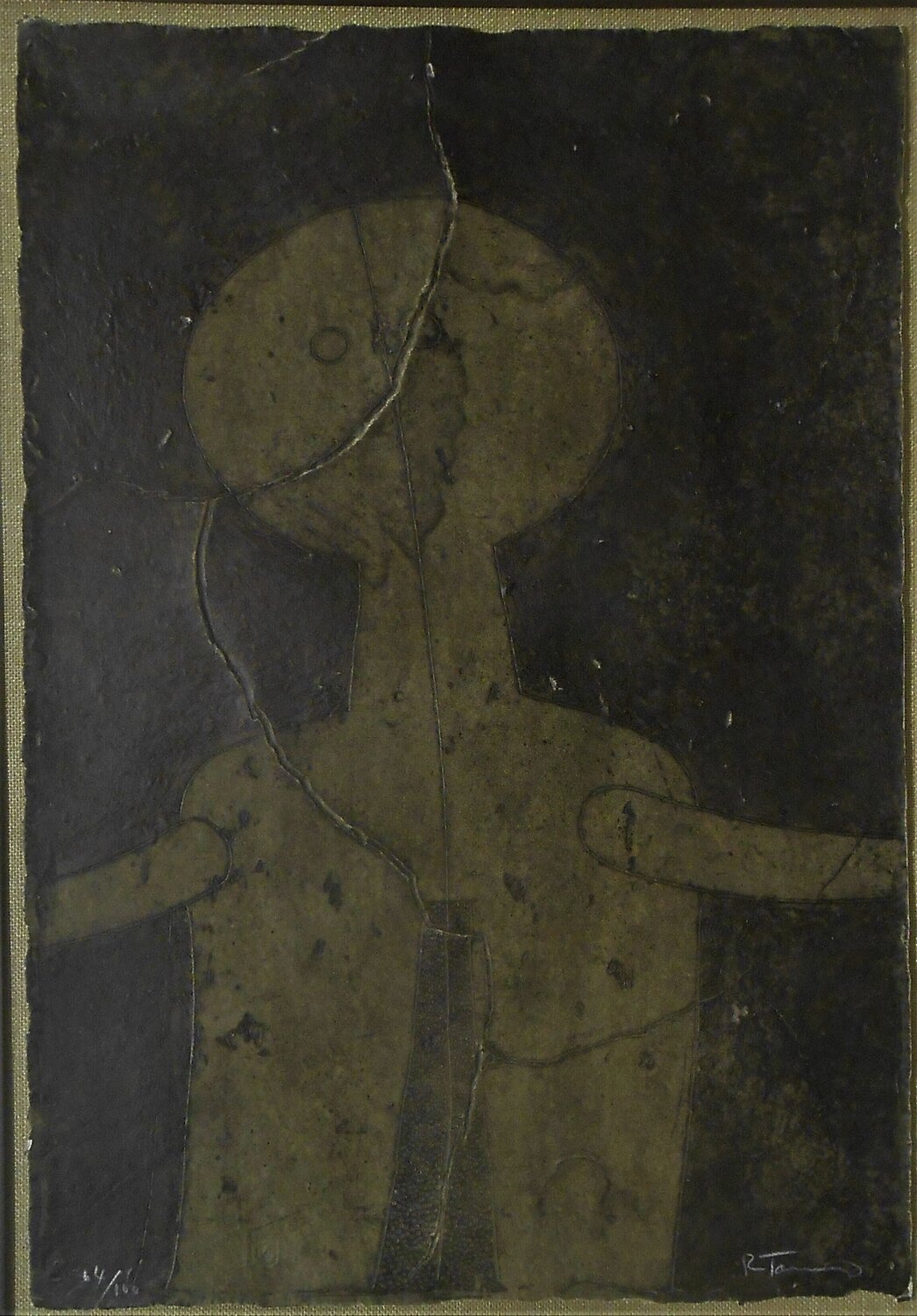 Figura en Verde ( Figure in Green) Rufino Tamayo Druck zu verkaufen