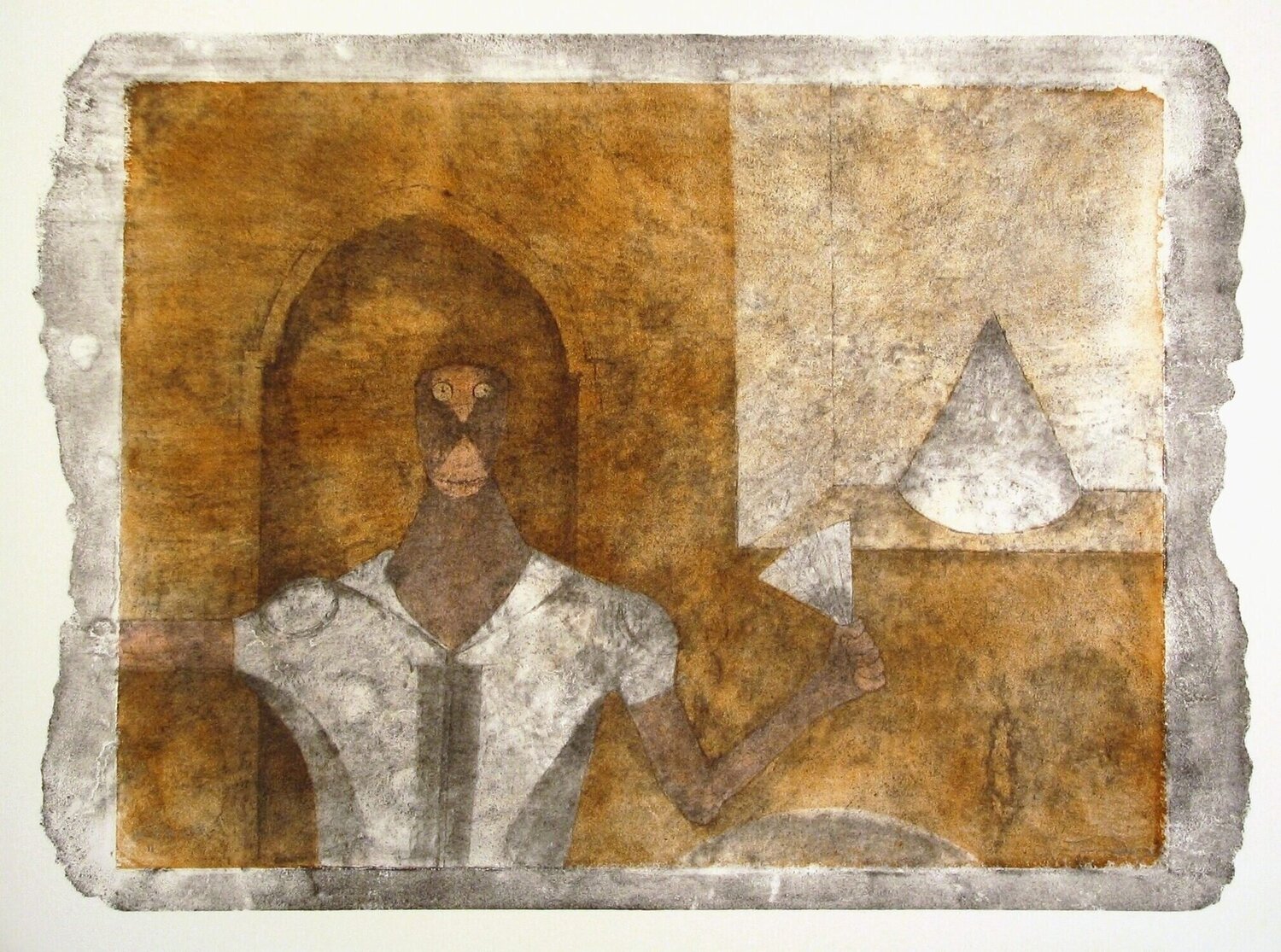 El Ermitaño (The Hermit) Rufino Tamayo Druck zu verkaufen