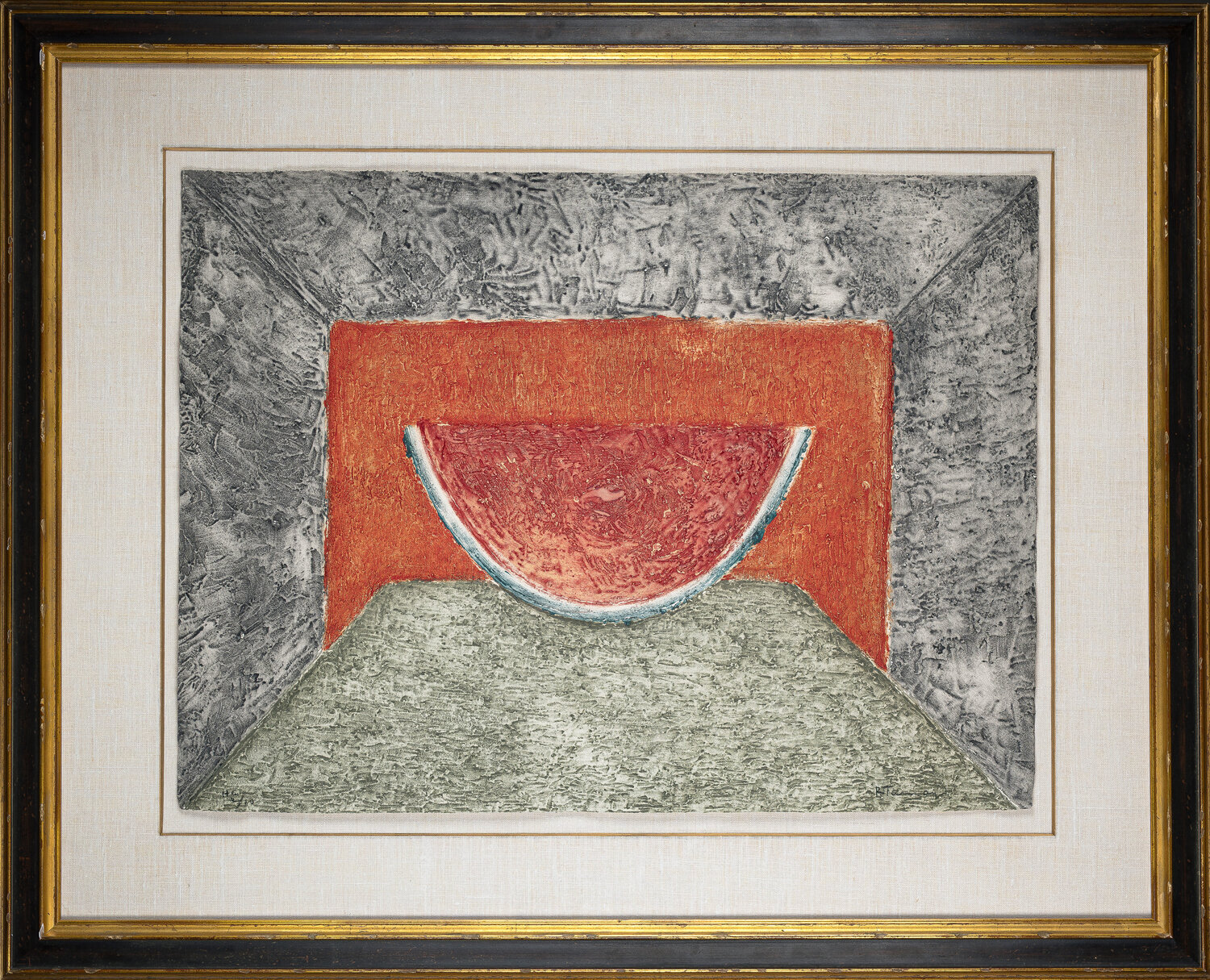 Interior with watermelon Rufino Tamayo Print for sale