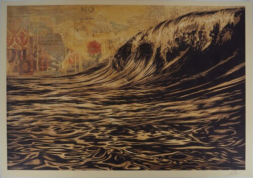 Dark Wave par Shepard Fairey, Édition en vente sur Singulart