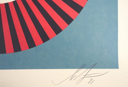 Geometric Dove - Blue by Shepard Fairey, 인쇄 for Sale on Singulart