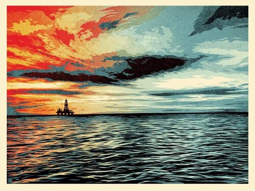 Sunset as the Fall Approaches van Shepard Fairey, Afdruk te koop op Singulart