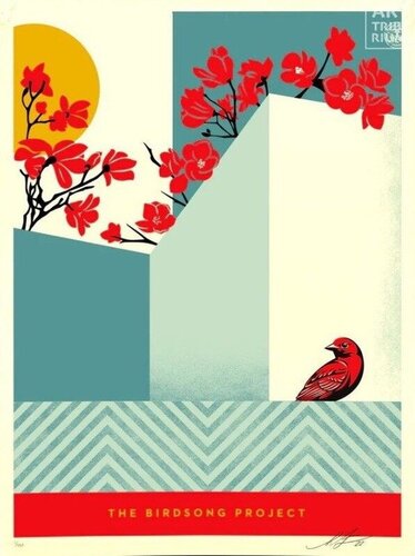The Birdsong Project van Shepard Fairey, Afdruk te koop op Singulart