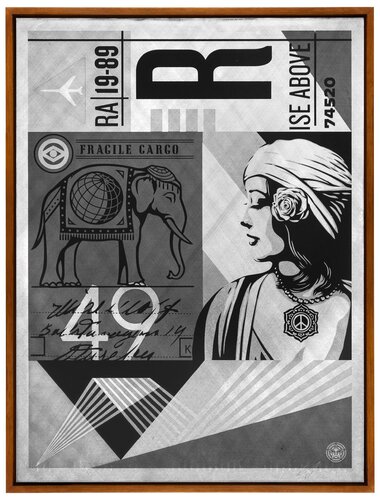 Frágil Cargo by Shepard Fairey, 版畫 for Sale on Singulart