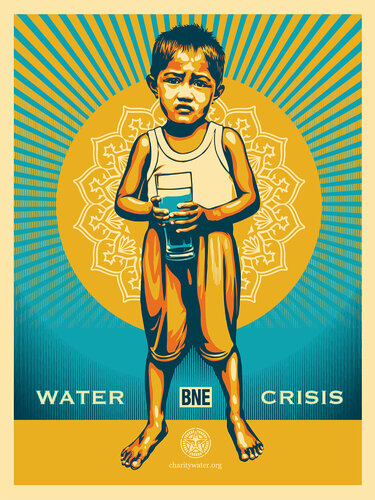 World Water Crisis von Shepard Fairey, Druck kaufen auf Singulart