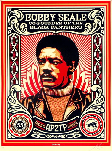 Educate to Liberate - Main Edition van Shepard Fairey, Afdruk te koop op Singulart