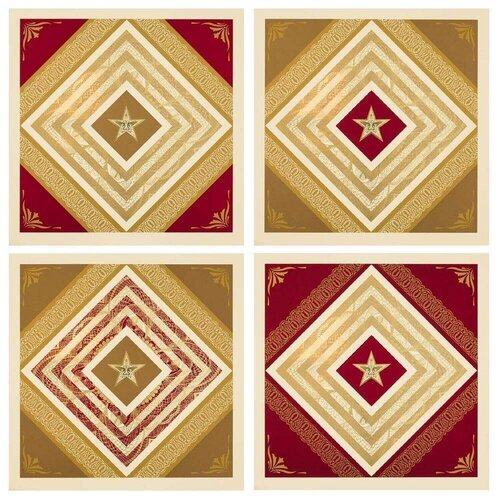 Power and Glory (Set of 4 Prints) Shepard Fairey