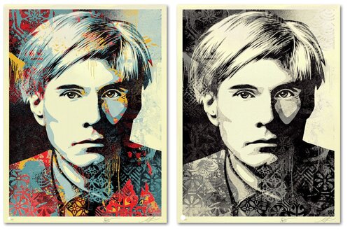 Warhol Collage Set (Iconic, Sophisticated, Color Theory, Pop Culture, Interview Magazine, Velvet Underground) by Shepard Fairey, Print for Sale on Singulart