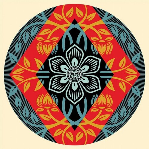Diamond Flower Round by Shepard Fairey, Print for Sale on Singulart