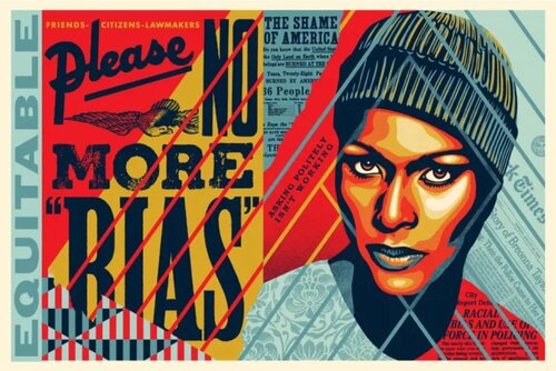No More Bias by Shepard Fairey, Print for Sale on Singulart