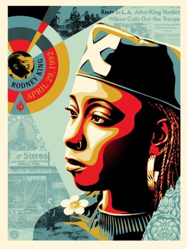Eyes On The King Verdict von Shepard Fairey, Druck kaufen auf Singulart