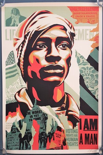 Voting Rights are Human Rights by Shepard Fairey, Print for Sale on Singulart