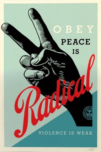 Radical Peace (Diplomacy, Creativity, Mutual Benefit, Defending Rights and Dissent) by Shepard Fairey, Print for Sale on Singulart
