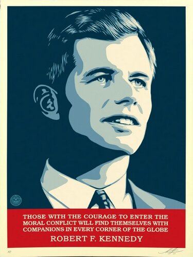 RFK von Shepard Fairey, Druck kaufen auf Singulart