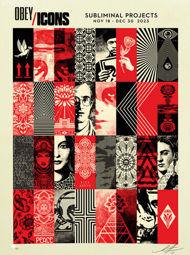 ICONS (Subliminal, Iconic) par Shepard Fairey, Édition en vente sur Singulart