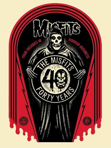 Misfits 40th Grave di Shepard Fairey, Stampa in vendita su Singulart