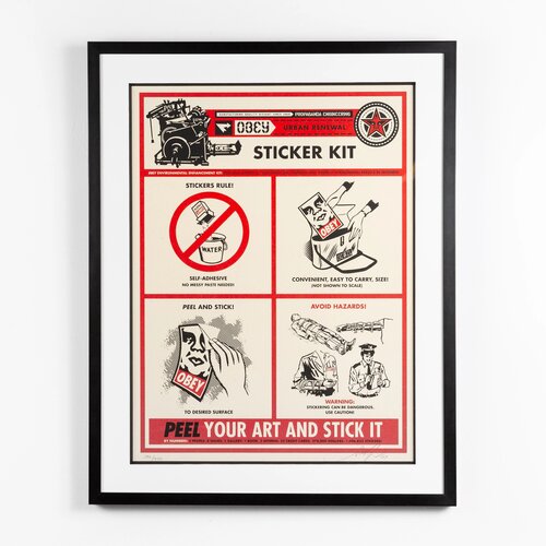 Sticker Kit Print di Shepard Fairey, Stampa in vendita su Singulart