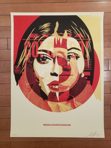 Media Disintegration di Shepard Fairey, Stampa in vendita su Singulart