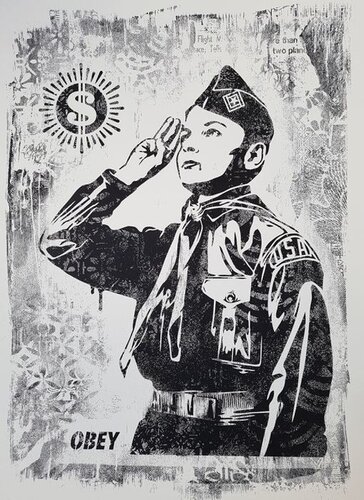 Learn to Obey van Shepard Fairey, Afdruk te koop op Singulart