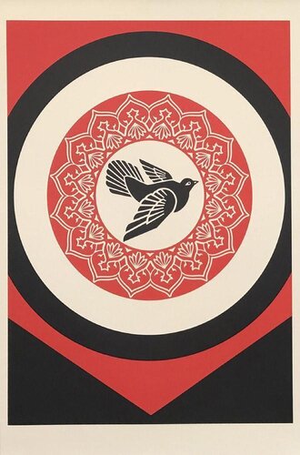 Rise from the Ashes (Black) van Shepard Fairey, Afdruk te koop op Singulart