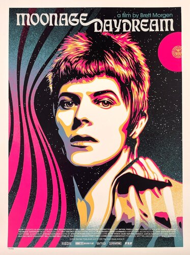 Moonage Daydream (David Bowie) van Shepard Fairey, Afdruk te koop op Singulart