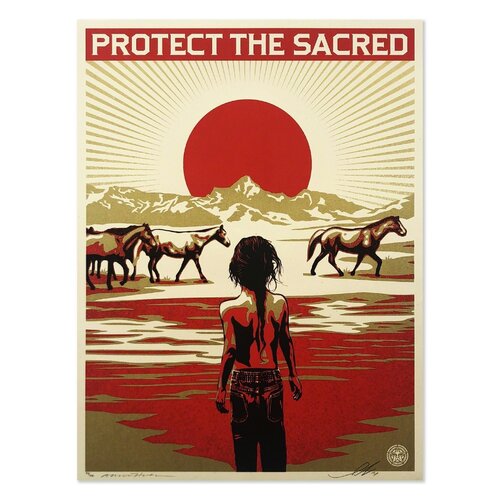 Protect The Sacred van Shepard Fairey, Afdruk te koop op Singulart