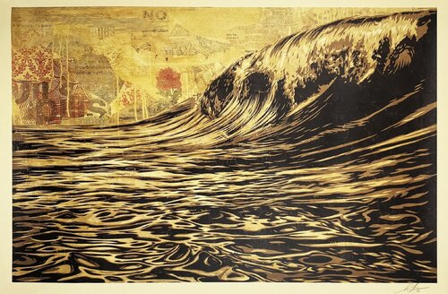 Dark Wave' **ON SALE** van Shepard Fairey, Afdruk te koop op Singulart
