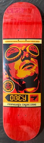 Shepard Fairey 30th Anniversary Skateboard Deck Limited Edition Sold Out van Shepard Fairey, Afdruk te koop op Singulart