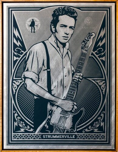 Strummerville  (HPM) van Shepard Fairey, Afdruk te koop op Singulart