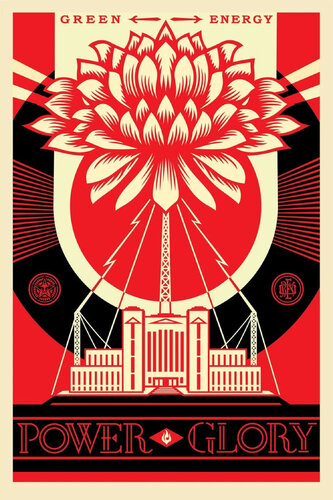 Green Power van Shepard Fairey, Afdruk te koop op Singulart